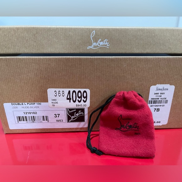 Christian Louboutin Double L Pump Size 37 NWT - Picture 7 of 10